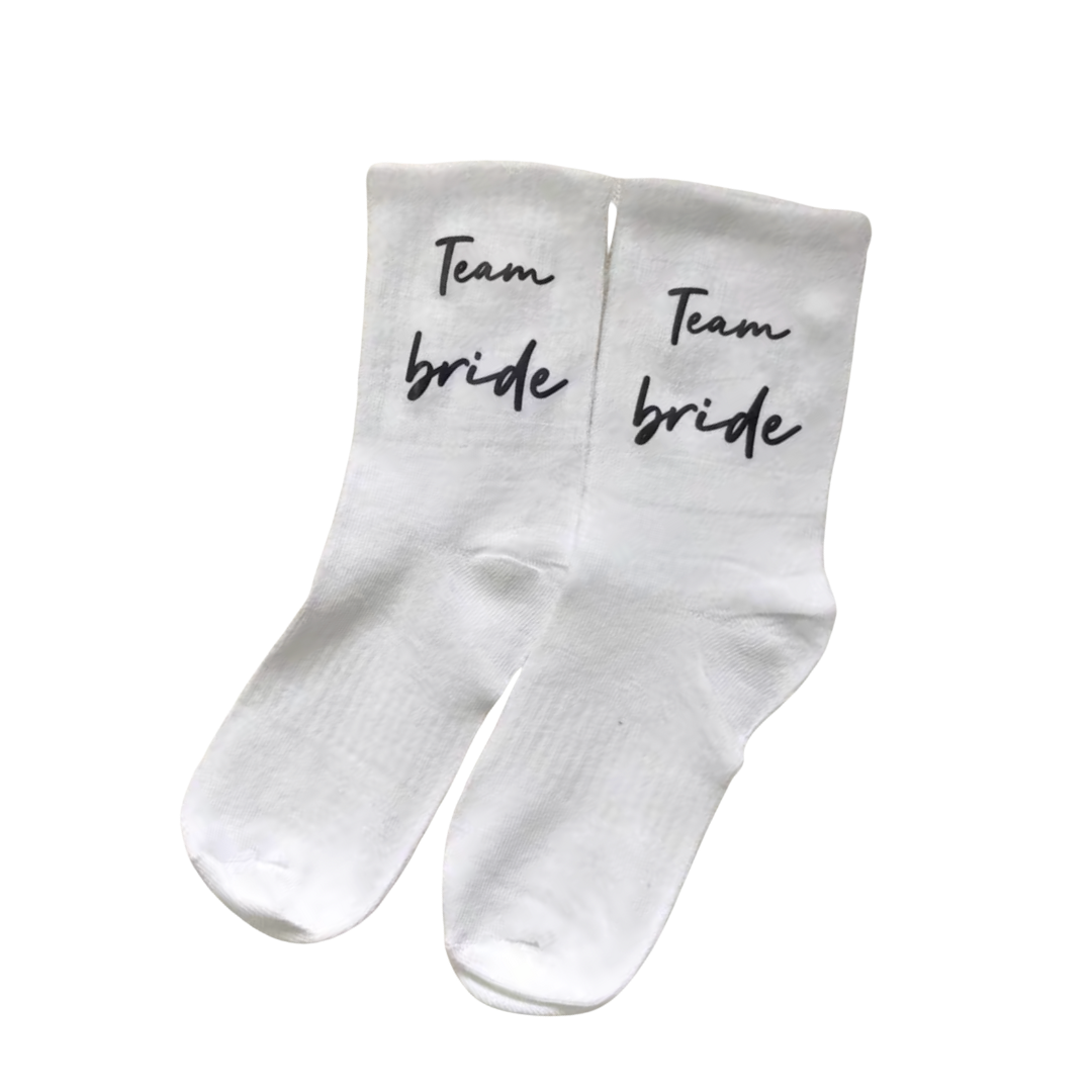 'Team Bride' Socks
