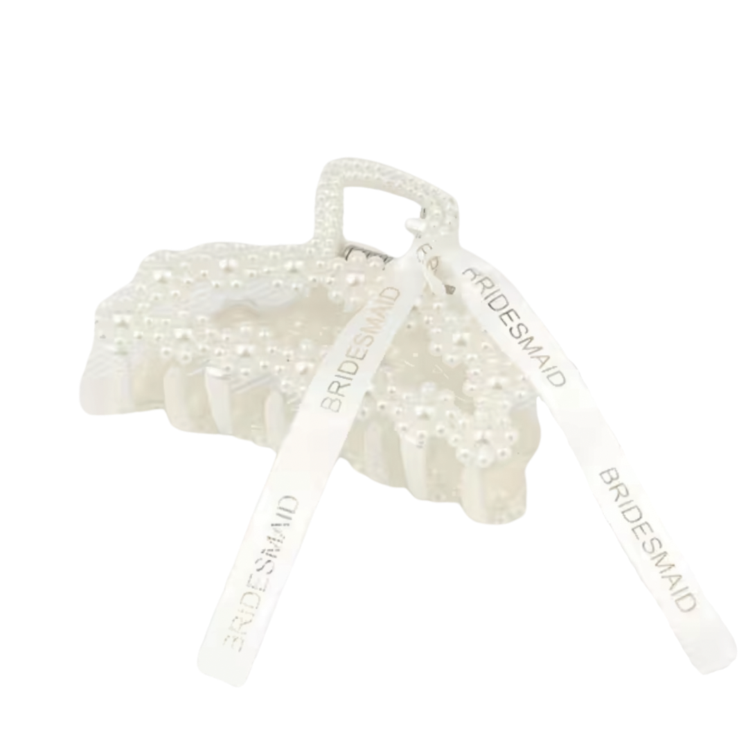 Bridesmaid Pearl Hair Clip