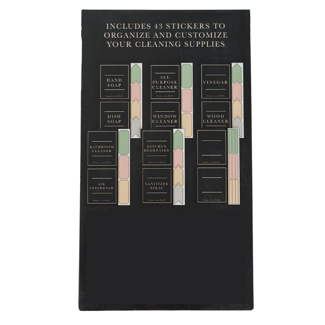 Cleaning & Laundry Label Set