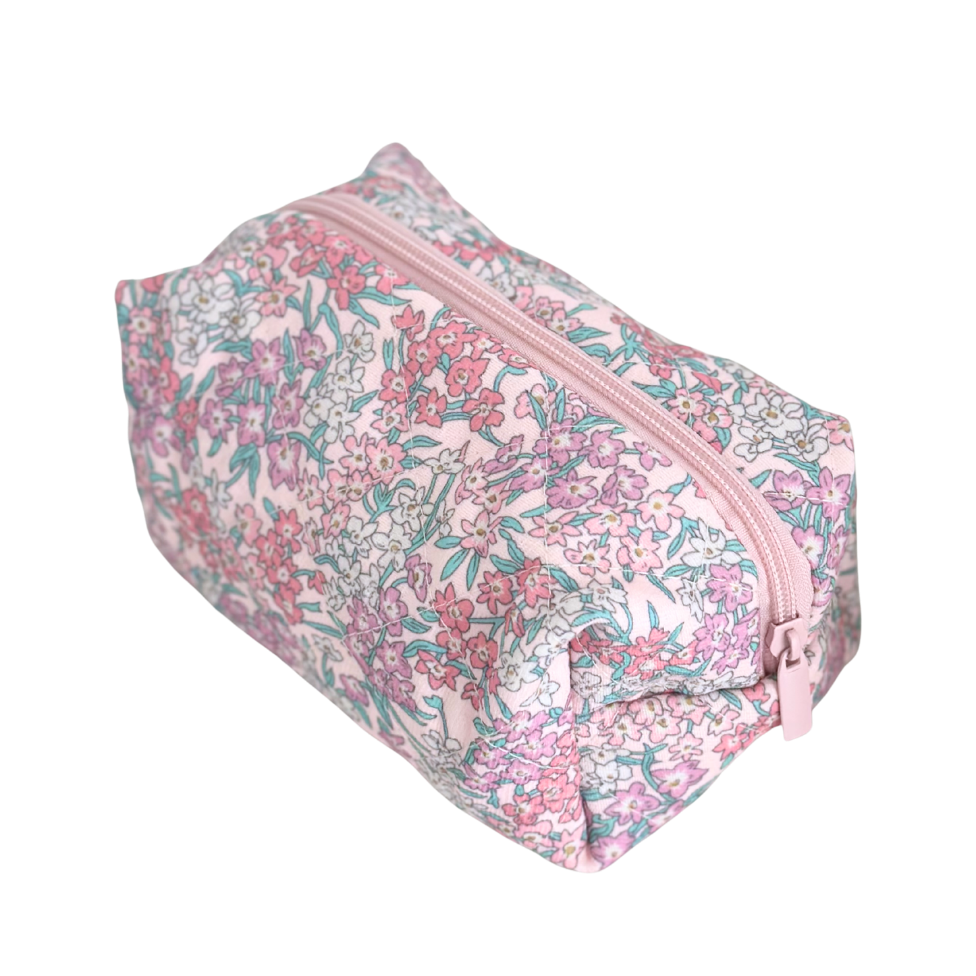 Floral Makeup Bag | Pink