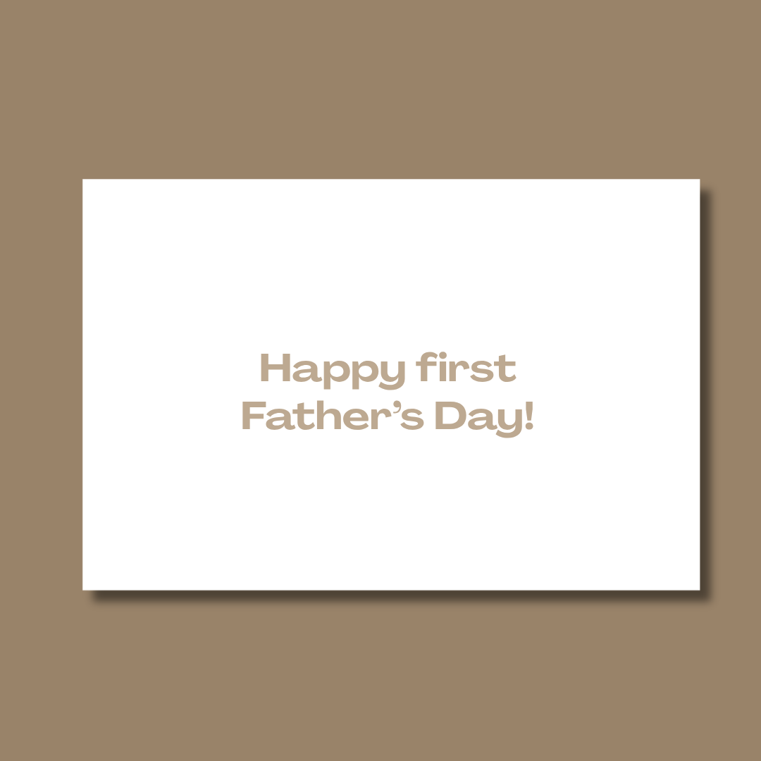 First Father's Day