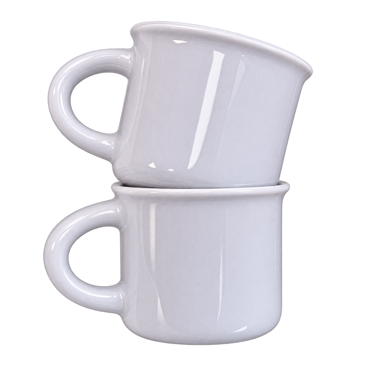 Set of Two Espresso Mugs | Light Purple