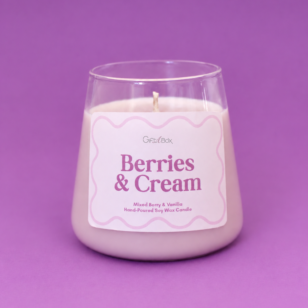 Berries & Cream Soy Wax Candle