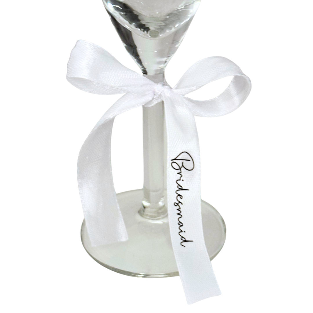 Bridesmaid Champagne Glass