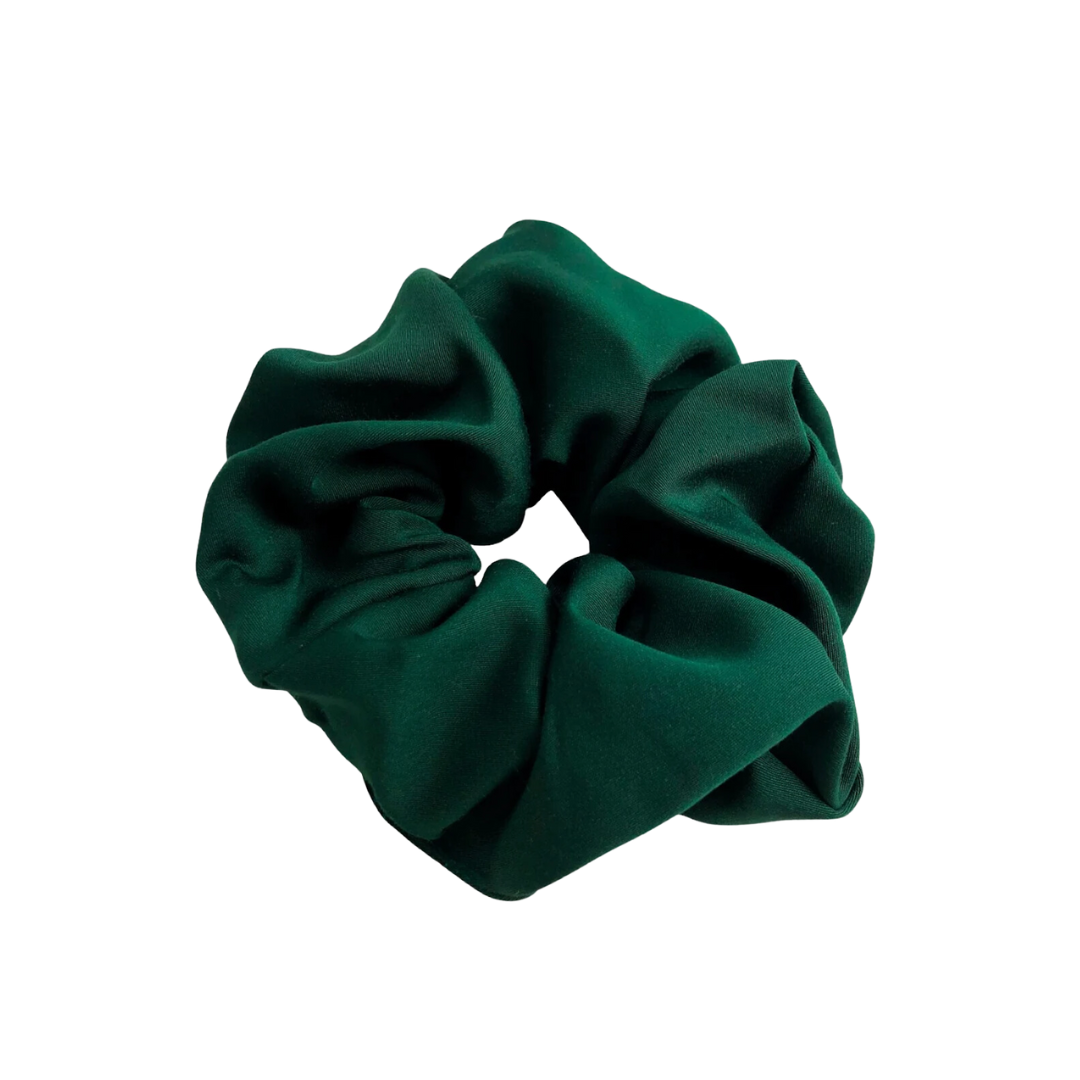 Satin Scrunchie | Dark Green