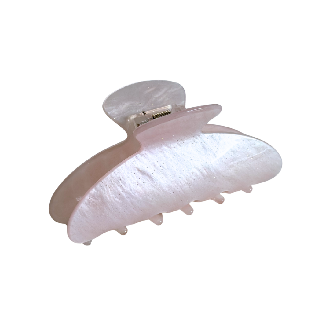 Iridescent Hair Clip | Glittery Pink