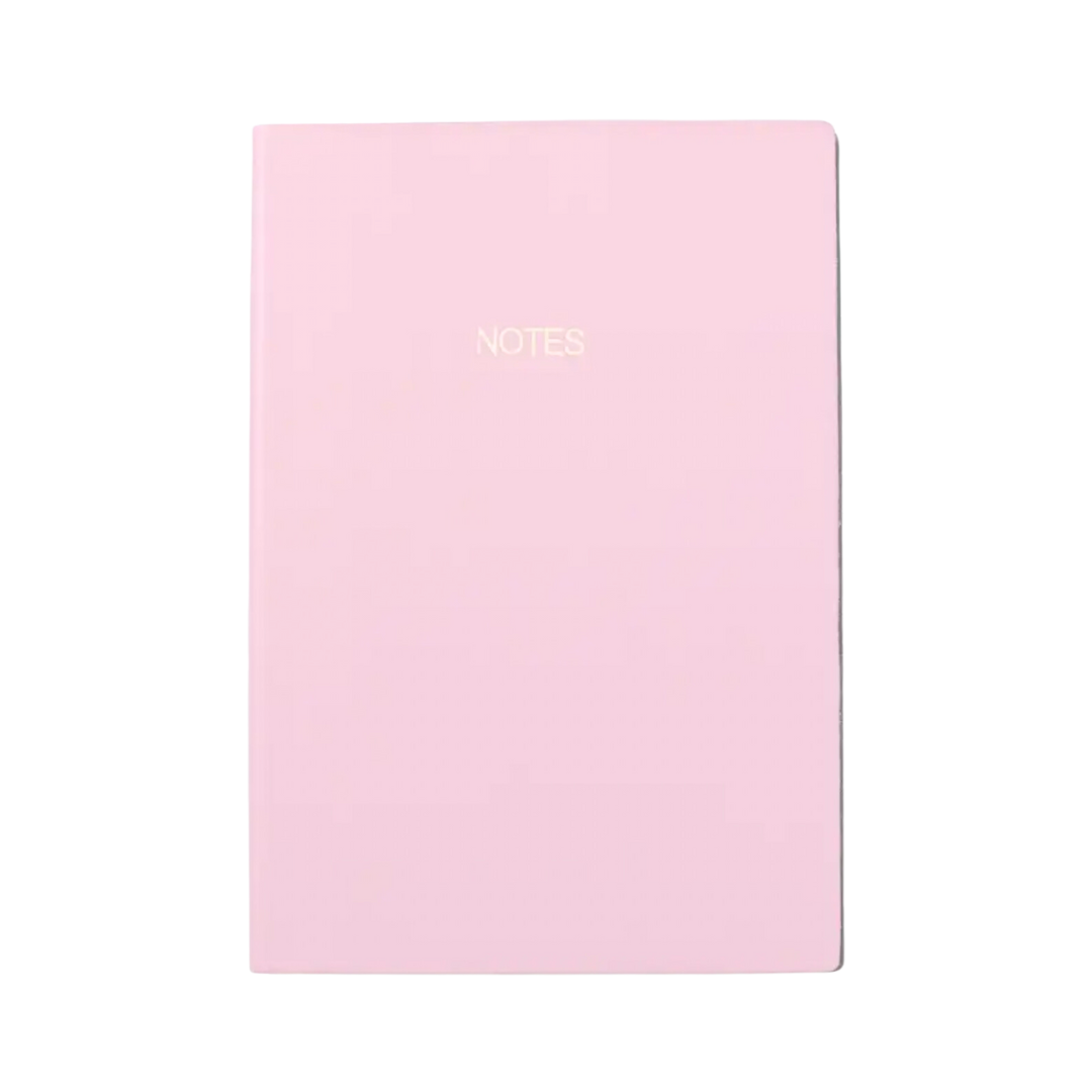 Leather-Style Lined Notebook | Pink (A5)
