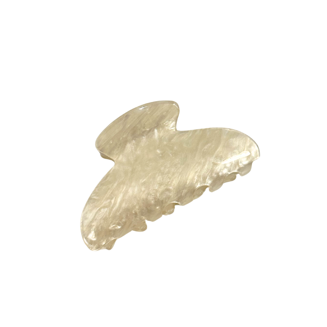 Iridescent Hair Clip | Butter Yellow
