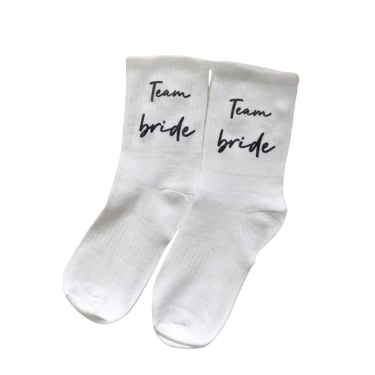 'Team Bride' Socks