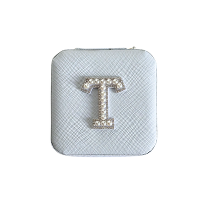 Personalized Pearl Initial Jewelry Box