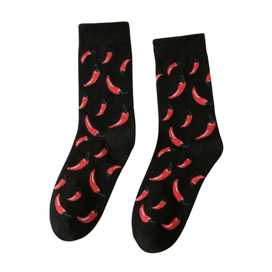 Chili Pepper Socks | For Him (One Size)