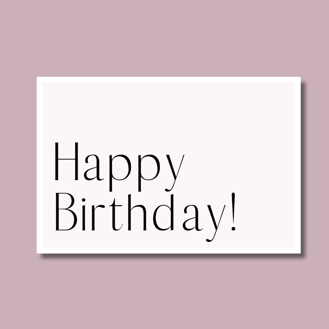 Happy Birthday | Pink