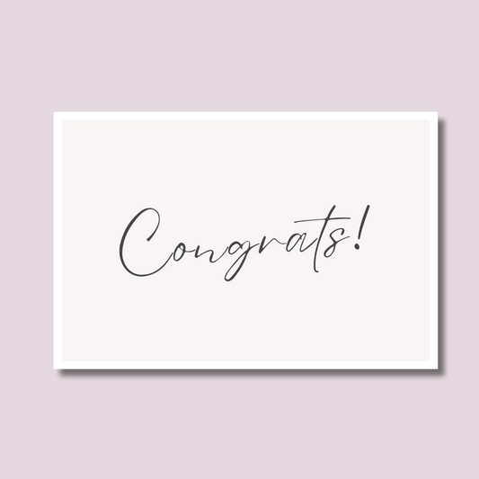 Congrats