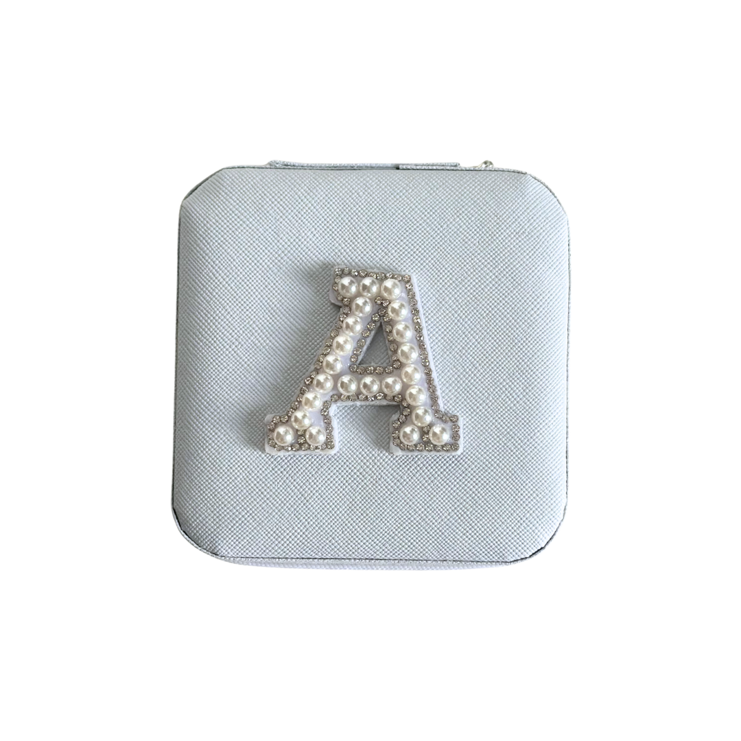 Personalized Pearl Initial Jewelry Box