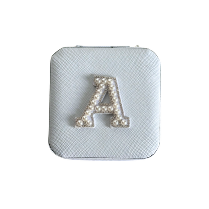 Personalized Pearl Initial Jewelry Box