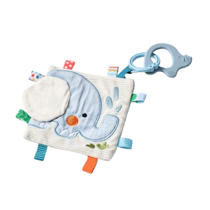 Baby Multi-Sensory Fabric Toy with Silicone Teether | Blue