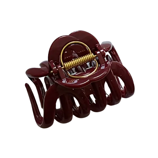 Hair Clip | Burgundy