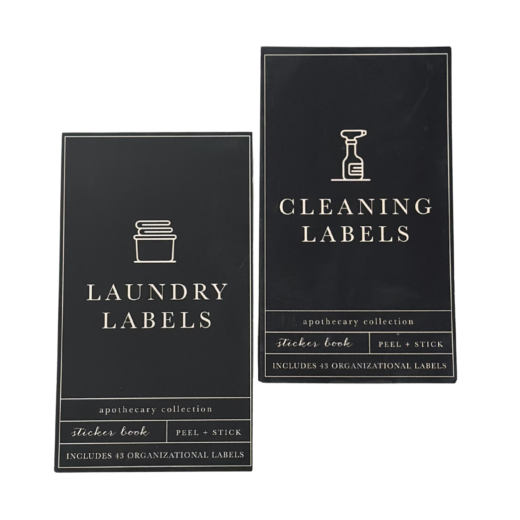 Cleaning & Laundry Label Set