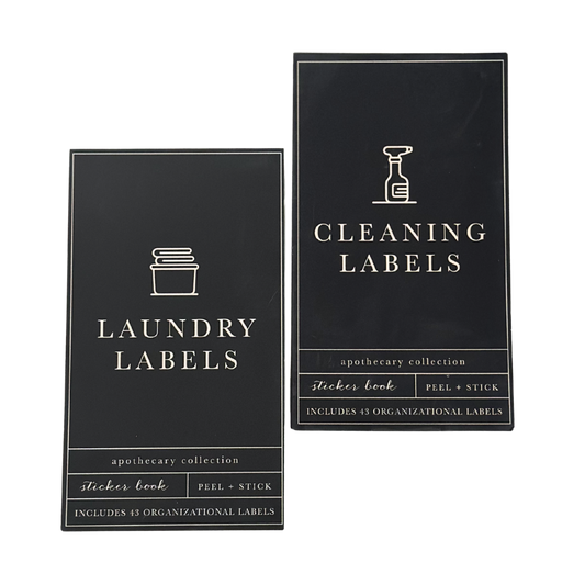 Cleaning & Laundry Label Set