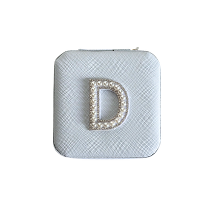 Personalized Pearl Initial Jewelry Box