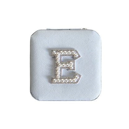 Personalized Pearl Initial Jewelry Box