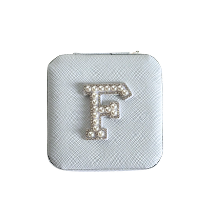 Personalized Pearl Initial Jewelry Box