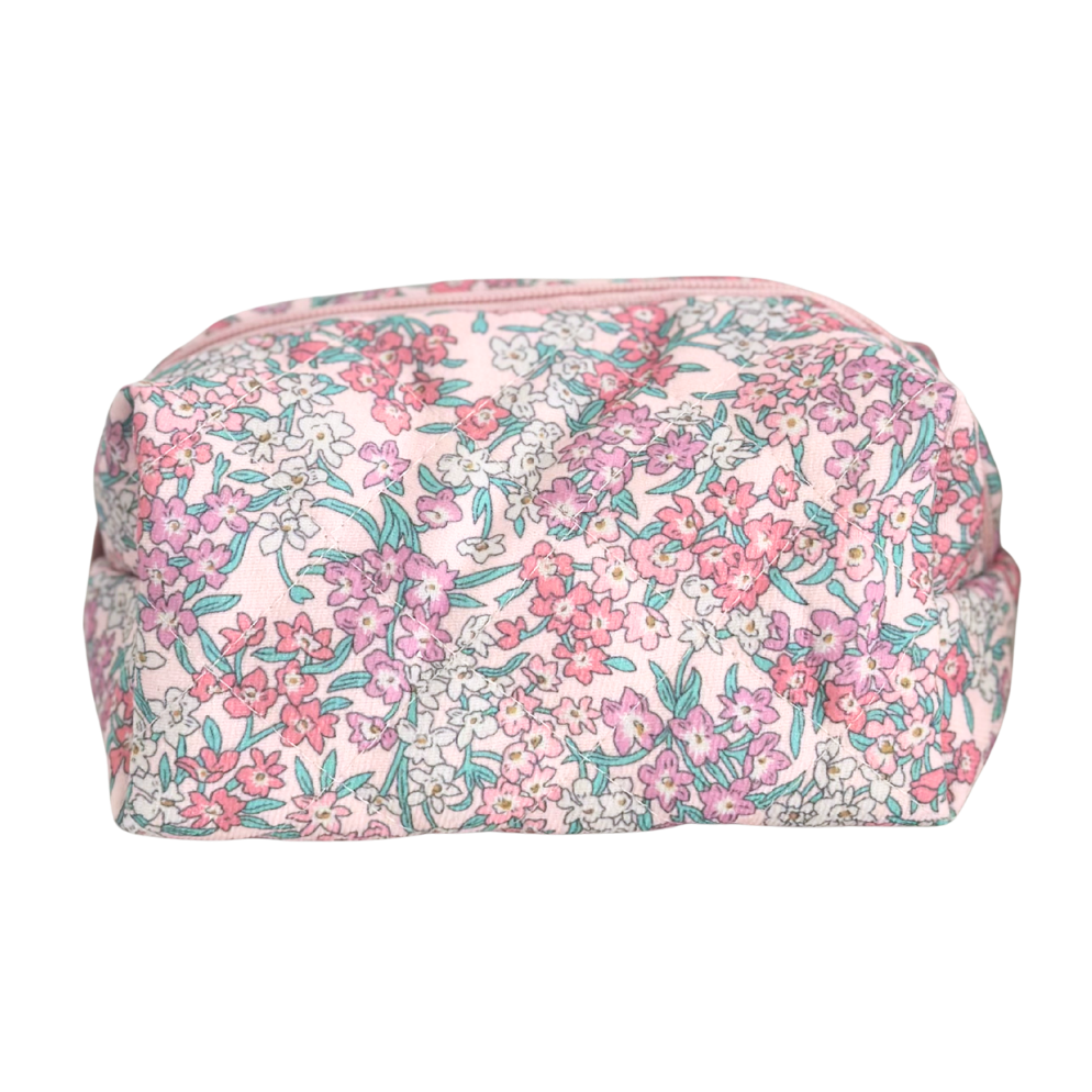 Floral Makeup Bag | Pink