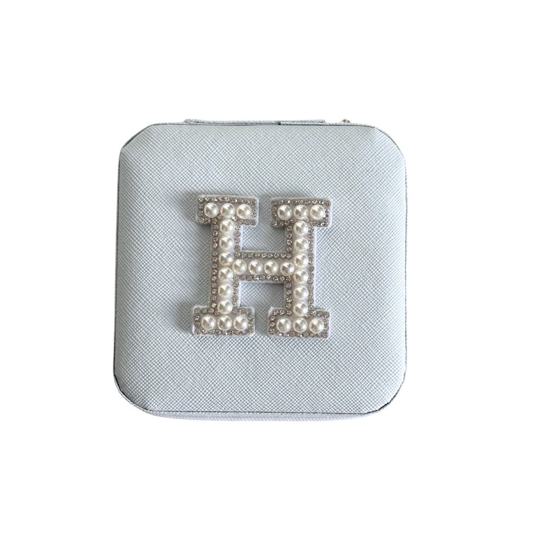 Personalized Pearl Initial Jewelry Box
