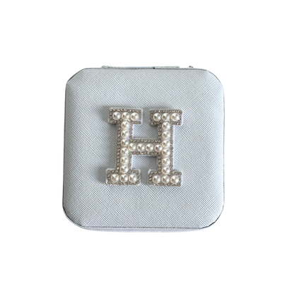 Personalized Pearl Initial Jewelry Box