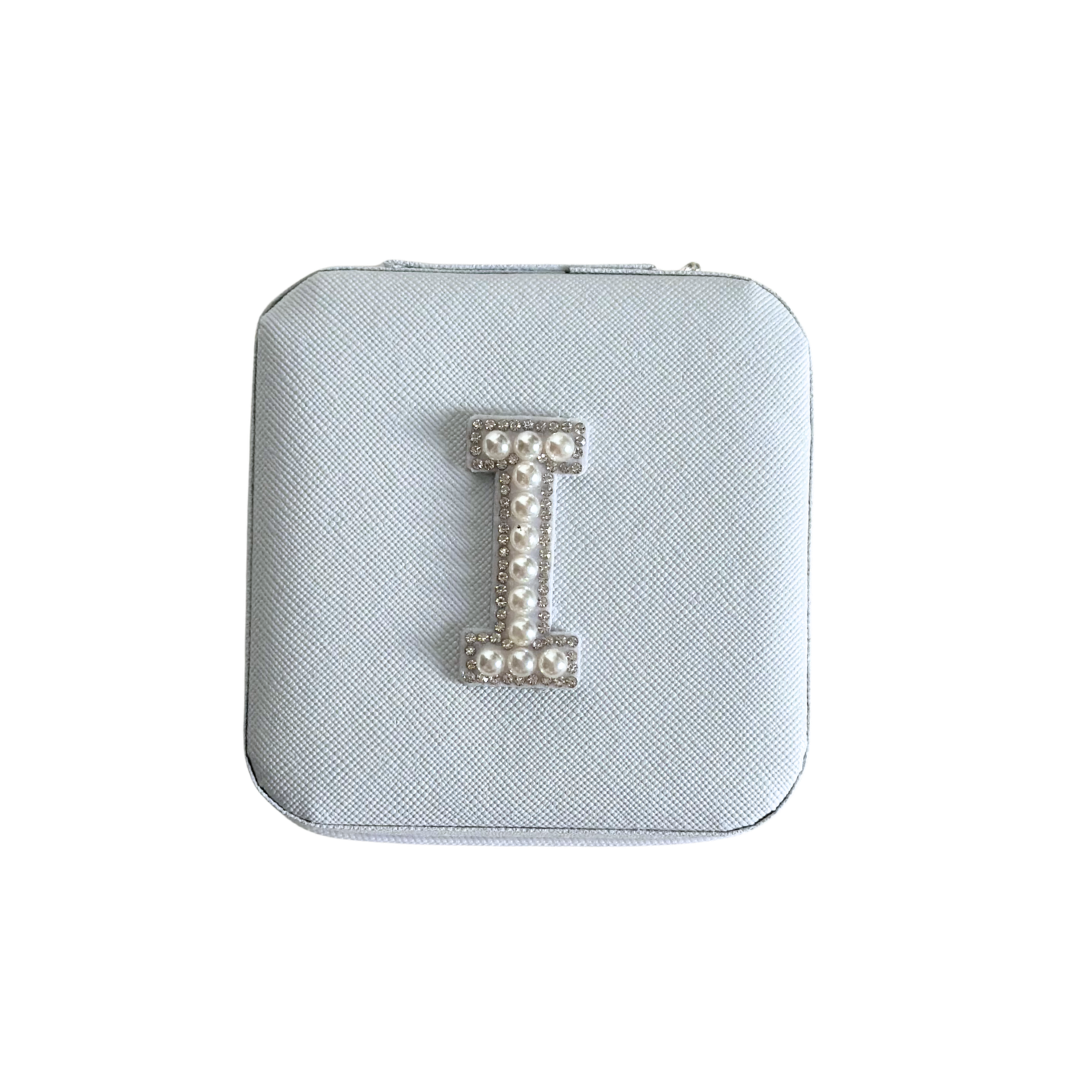 Personalized Pearl Initial Jewelry Box
