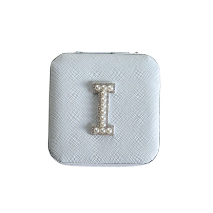 Personalized Pearl Initial Jewelry Box