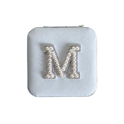 Personalized Pearl Initial Jewelry Box