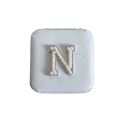 Personalized Pearl Initial Jewelry Box