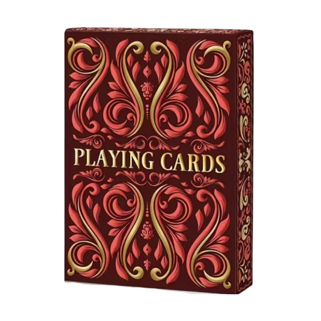 Playing Cards in Textured Box | Crimson Grove