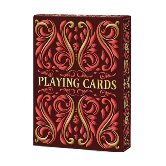 Playing Cards in Textured Box | Crimson Grove