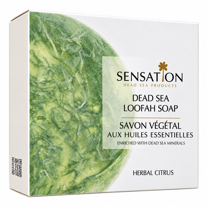 Dead Sea Loofah Soap | Herbal Citrus