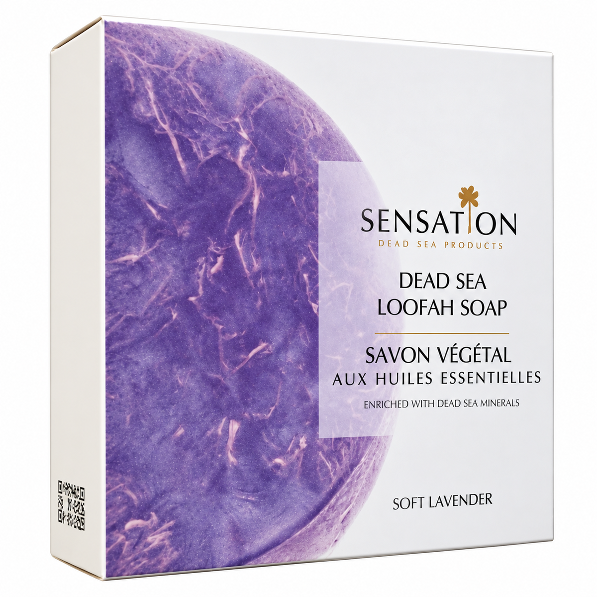 Dead Sea Loofah Soap | Soft Lavender