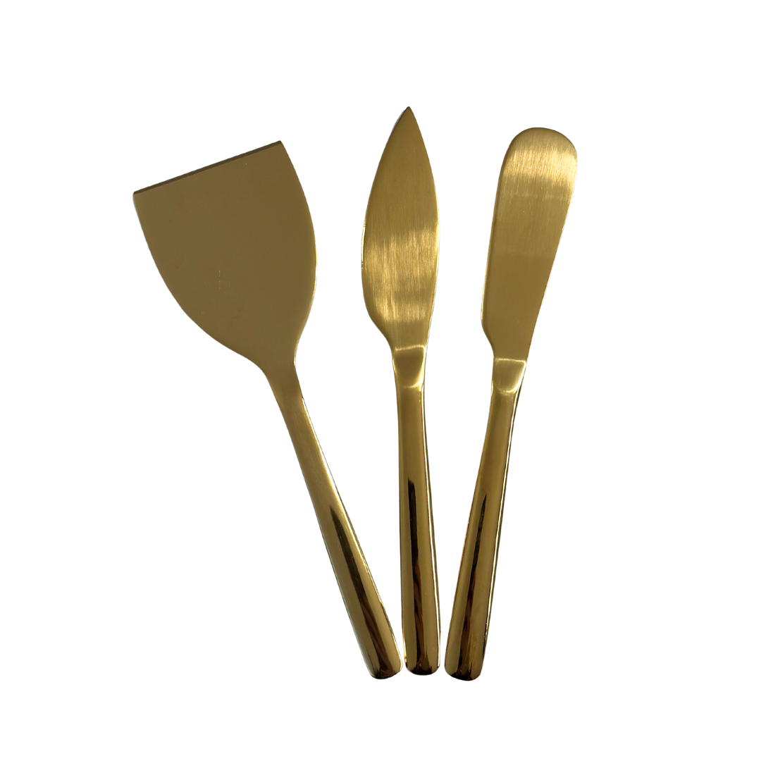 Set of 3 Long Cheese Knives – Assorted Designs