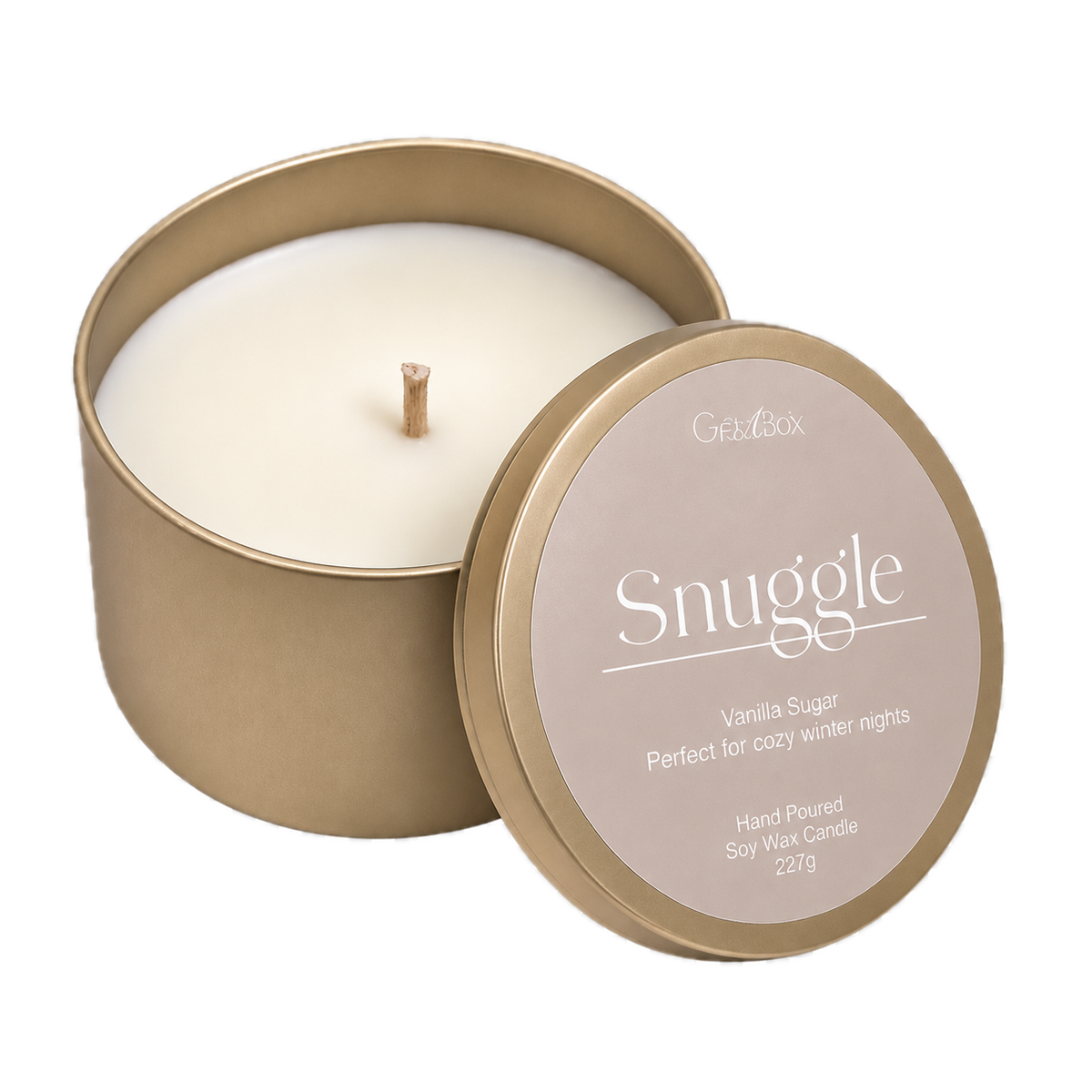 Vanilla Sugar Soy Wax Tin Candle
