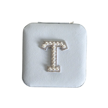 Personalized Pearl Initial Jewelry Box