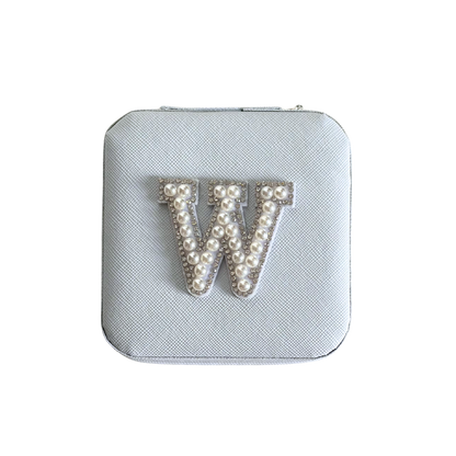 Personalized Pearl Initial Jewelry Box