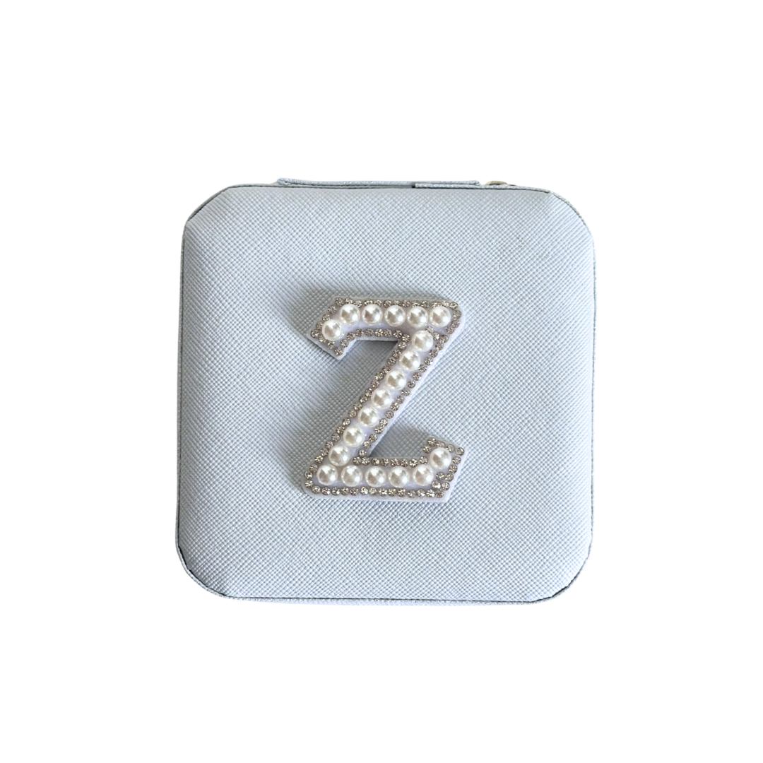 Personalized Pearl Initial Jewelry Box