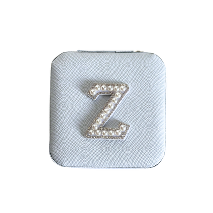 Personalized Pearl Initial Jewelry Box