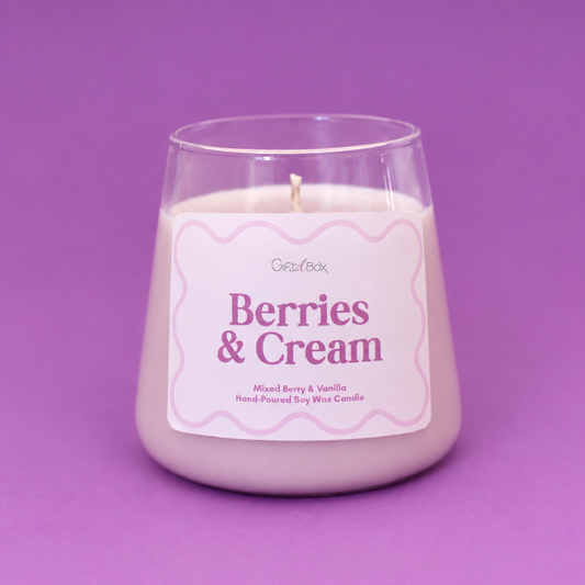 Berries & Cream Soy Wax Candle