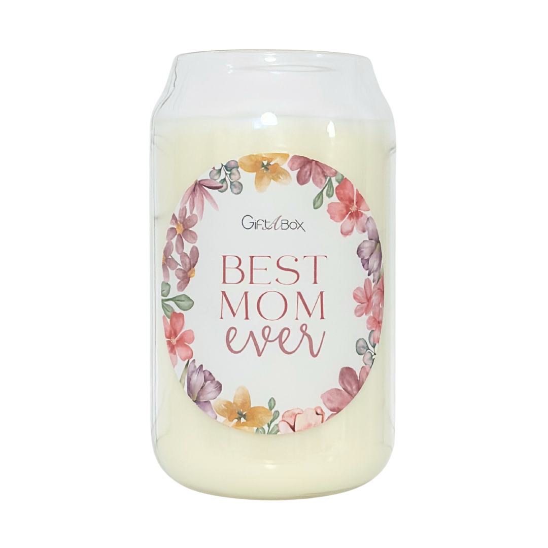 'Best Mom Ever' Papaya Soy Wax Candle