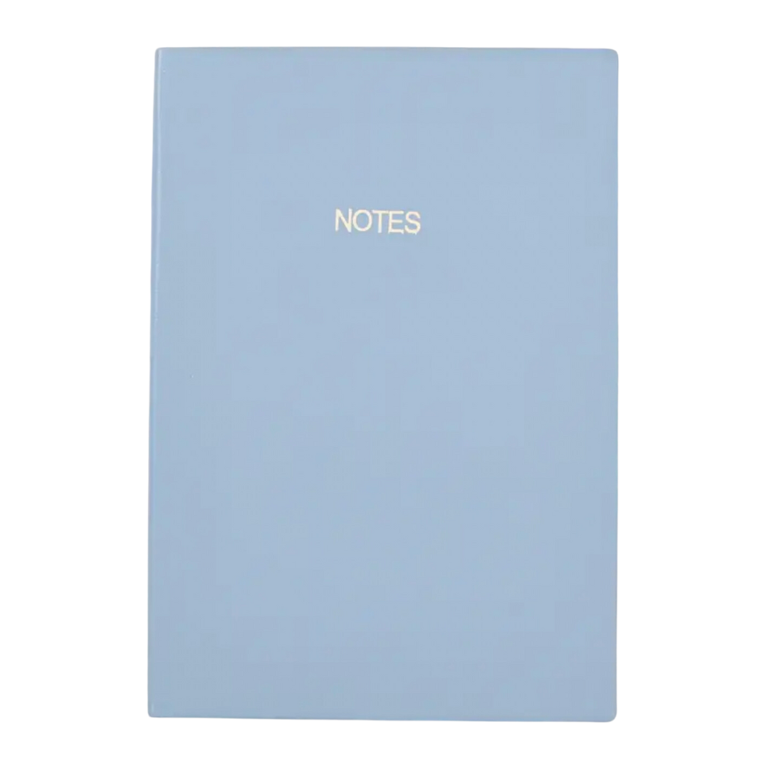 Leather-Style Lined Notebook | Blue (A5)