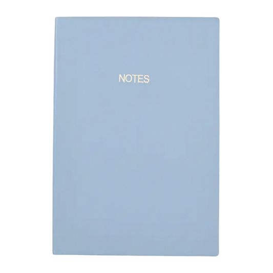 Leather-Style Lined Notebook | Blue (A5)