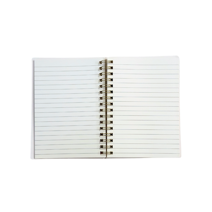 Floral Pocket Notebook (A6) | Peach
