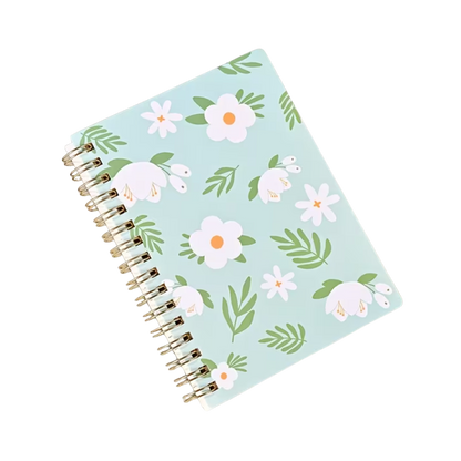 Floral Pocket Notebook (A6) | Turqouise
