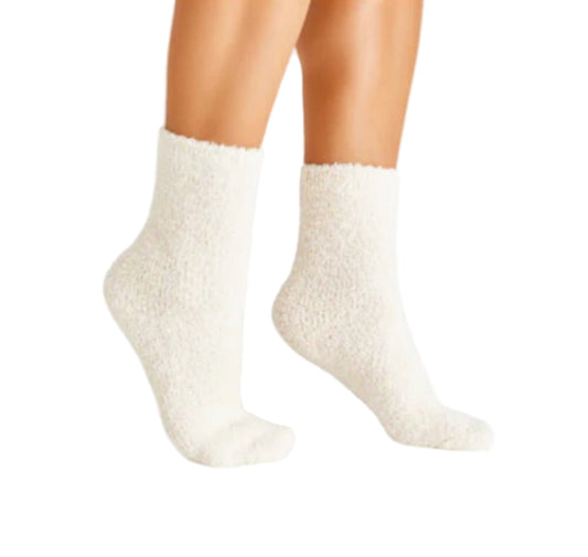 Fluffy Socks | White